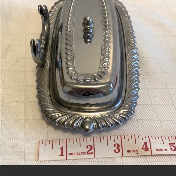 Vintage Irvinware Chrome Butter Dish - Picture 7 of 7